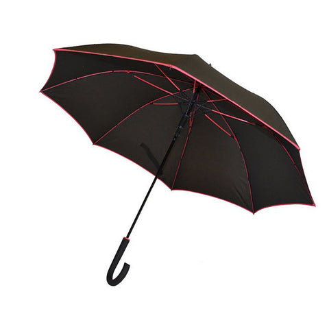 Biggbrella Schwarz/Rosa Regenschirm, 105cm