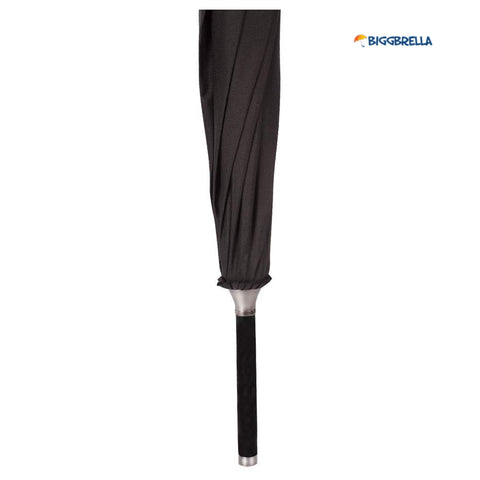 Biggbrella Schwarz/Grün Regenschirm, 23 Zoll