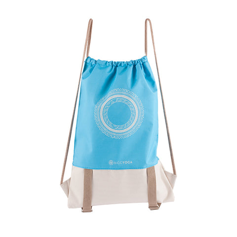 Biggdesign Aura Blue Drawstring Backpack