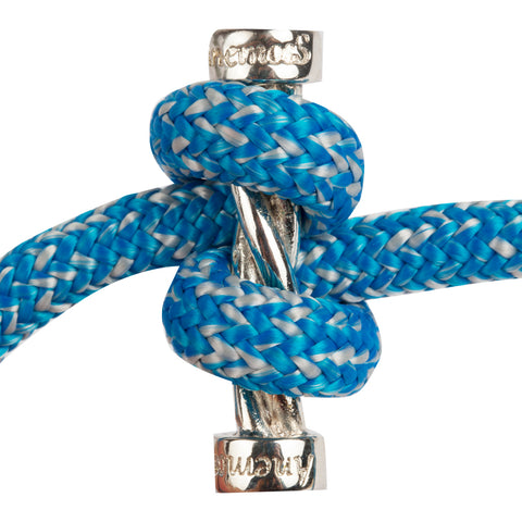 Anemoss Marine Collection Versilbertes Herrenarmband mit Seemannsknoten-Design