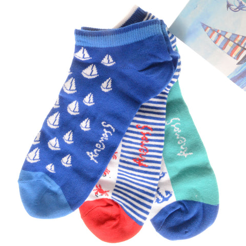 Anemoss Marine Collection Herren Sneakersocken Set