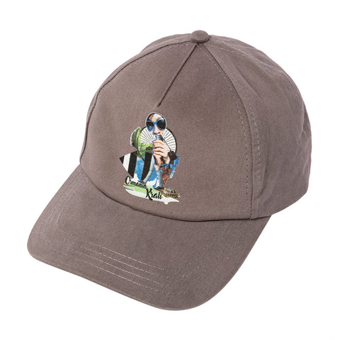 BiggDesign Nature graue Snapback Cap