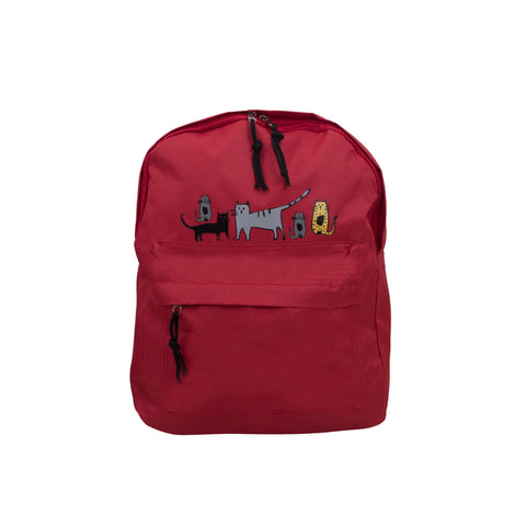 Biggdesign Cats Mini Rucksack, Rot