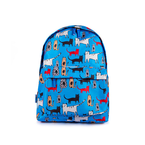 Biggdesign Cats Rucksack, Blau