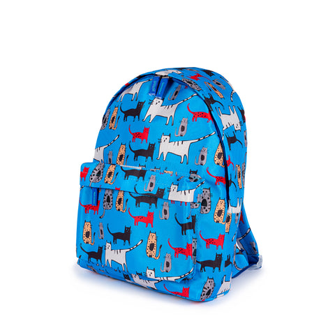 Biggdesign Cats Rucksack, Blau