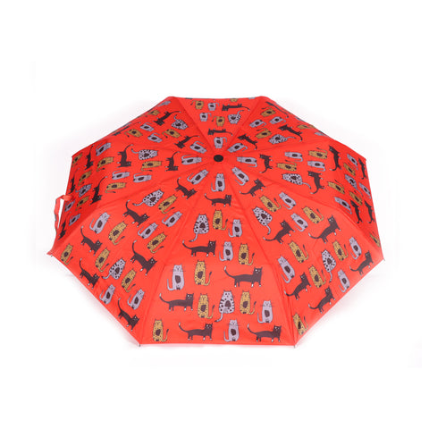 Biggdesign Cats Mini red umbrella