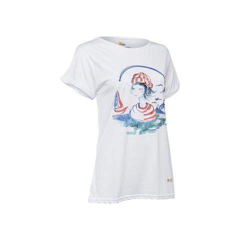 Anemoss Marine Collection Sailor Girl Damen T-Shirt, S