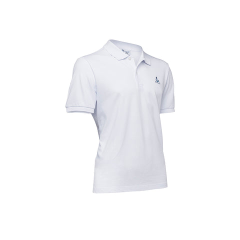 Anemoss Marine Collection Weißes Anchor Herren Poloshirt, S