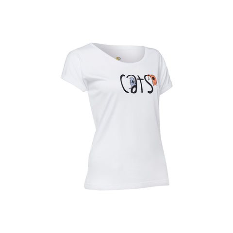 Biggdesign Schelmisches Katzenmuster T-Shirt