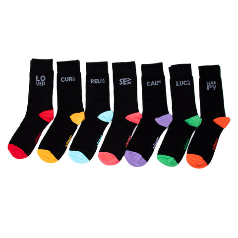 Biggdesign Moods Up Herrensocken Set 7er Pack