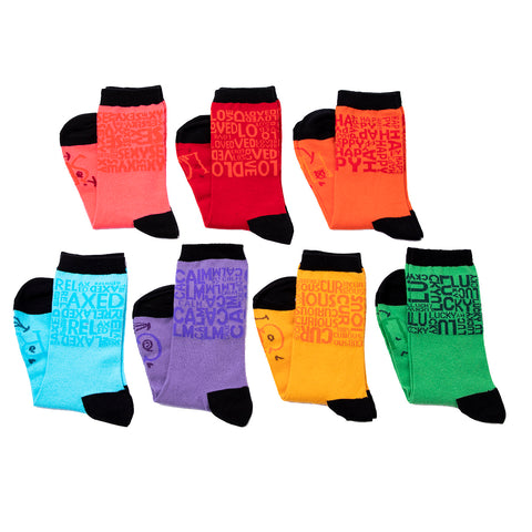 Biggdesign Moods Up Damensocken 7er Pack