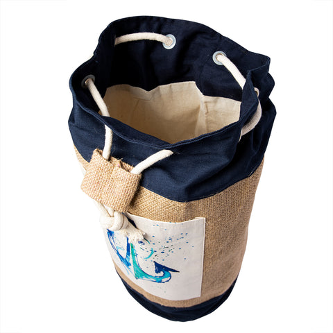 Anemoss Marine Collection Anchor Jute Tasche