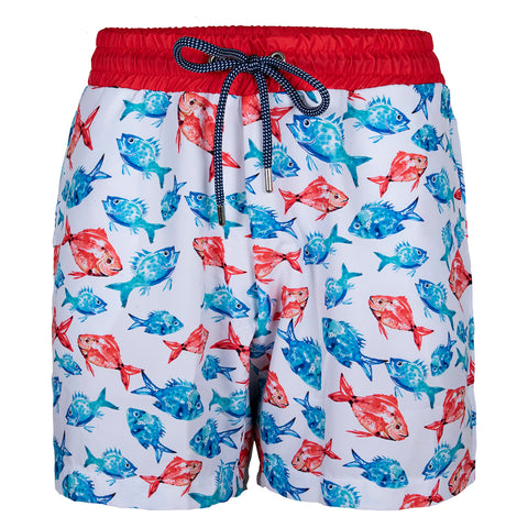 Anemoss Marine Collection Aquarium Herren Badehose, S