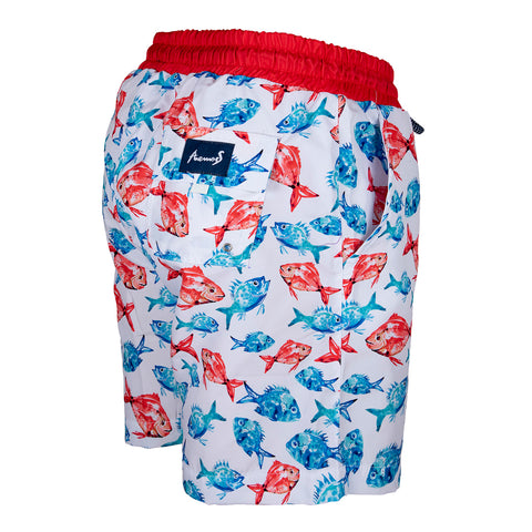 Anemoss Marine Collection Aquarium Herren Badehose, S