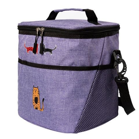 Biggdesign Cats Kühltasche, Lila, 10 L