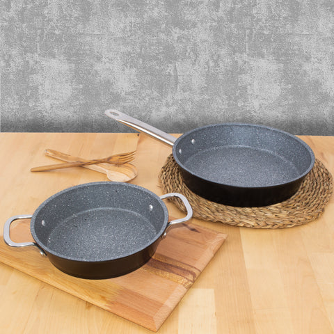 Serenk Excellence pan set, granite pan, Sahan, frying pan