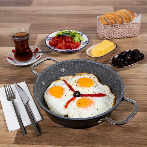 Serenk Excellence pan set, granite pan, Sahan, frying pan