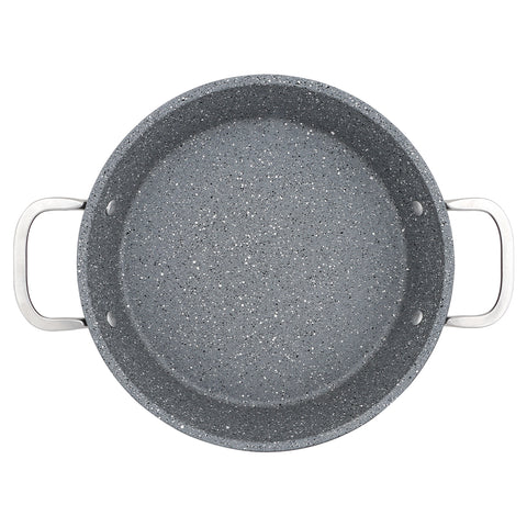 Serenk Excellence Egg Pan, Granite Serving Pan with Lid