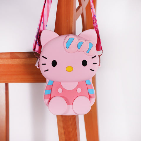 Ogi Mogi Toys Silikon-Rosa-Katzen-Schultertasche