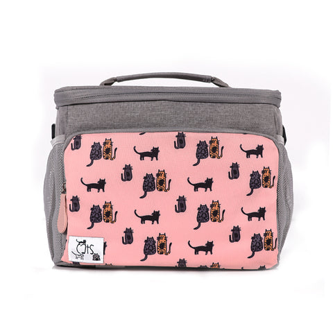 Biggdesign Katzen Isolierte Tasche, Pink