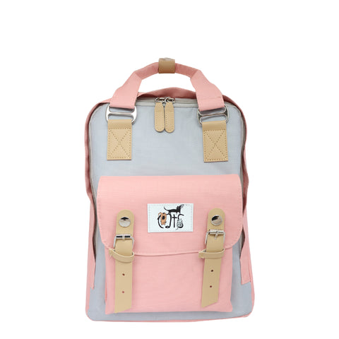 Biggdesign Cats Rucksack mit USB-Anschluss, Pink