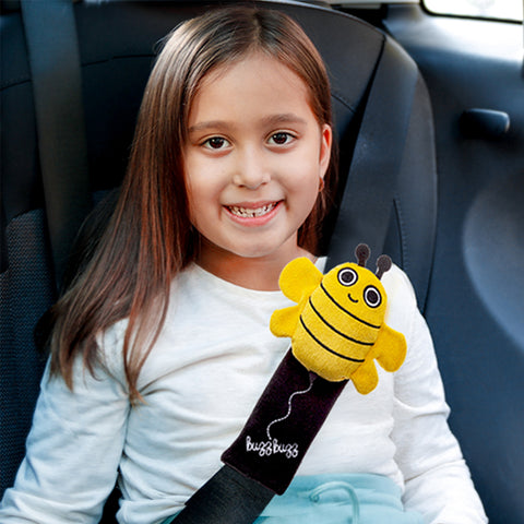 Milk&amp;Moo Buzzy Bee car seat belt pad for children