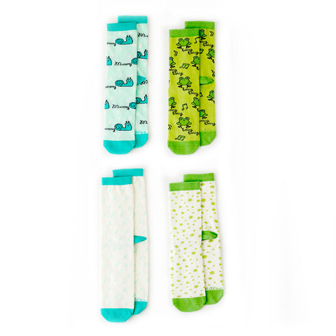 Milk&Moo Cacha Frog and Sangaloz 4 Paar Socken für Mutter