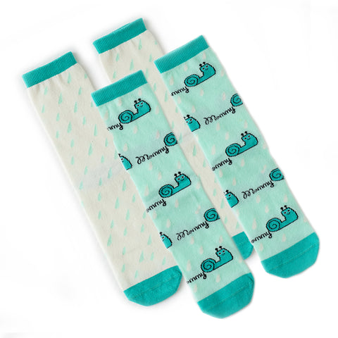 Milk&Moo Cacha Frog and Sangaloz 4 Paar Socken für Mutter