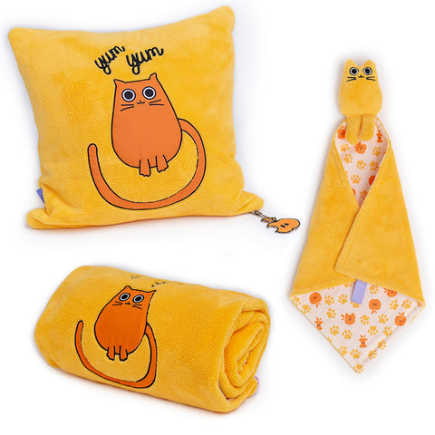 Milk&Moo Tombish Cat Kuscheldecke Set