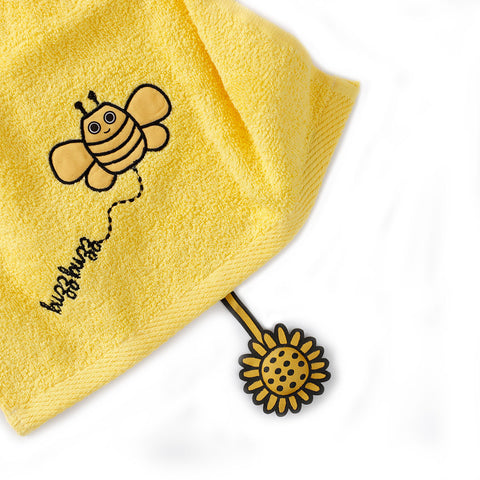 Milk&Moo Buzzy Bee Kinder Handtuch 2er Set