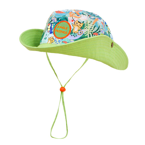 Milk&Moo Jungle Friends Kinder Fischerhut, Atmungsaktiv, Unisex