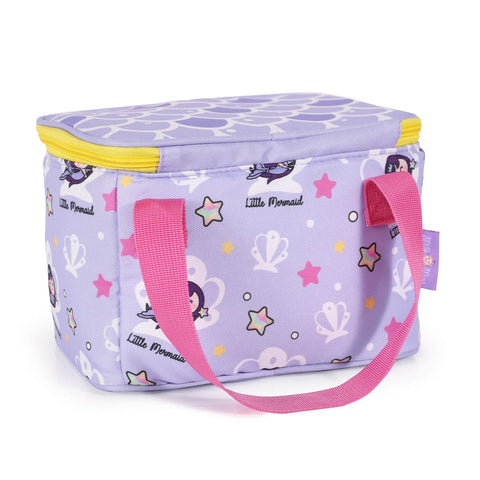 Milk&Moo Lunchbox Lunchtasche Brotdose Kühltasche Blau/Rosa