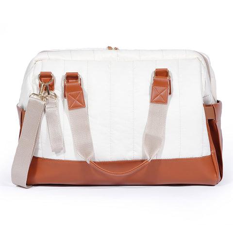 Milk&Moo Wickeltasche Auslaufsicher Baby Reisetasche Beige