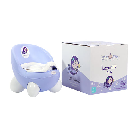 Milk&amp;Moo children's potty, first children's toilet with backrest, purple