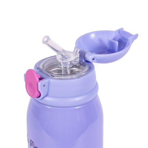 MILK&amp;MOO steel children's drinking bottle with bag mermaid 550 ml