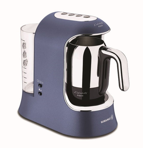 Korkmaz A862-03 Kahvekolik Aqua Azura/Chrom Kaffeemaschine