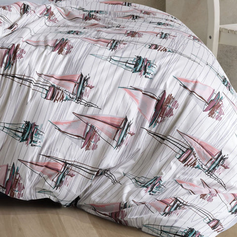 Hobby Milena Pink – Ranforce Doppelbett-Bettbezug-Set