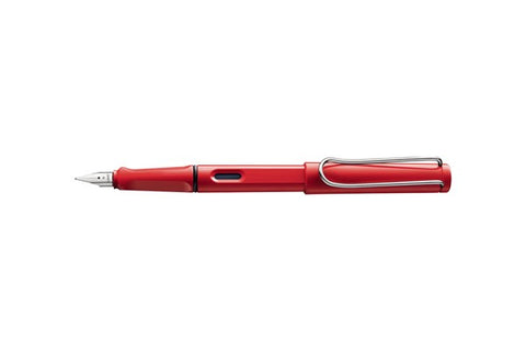 Lamy Safari Füllfederhalter Metallclip M Feder Rot