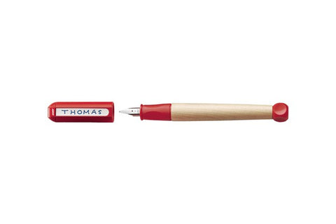 Lamy ABC Füllfederhalter, Holzgehäuse, A-Feder, rot