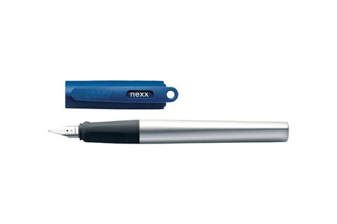 Lamy Nexx Füllfederhalter, Aluminiumgehäuse, M-Spitze, Blau