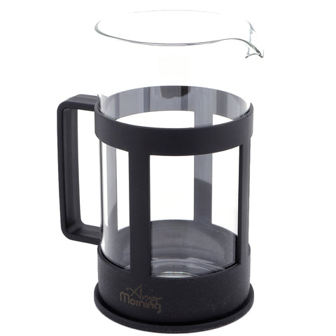 Any Morning FY04 French Press Kaffeebereiter, 800 Ml, Schwarz