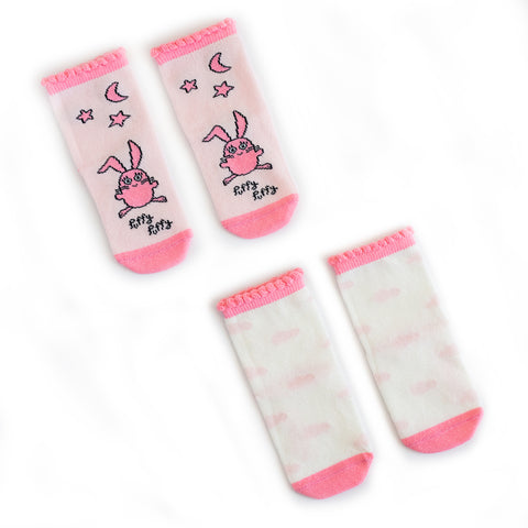 Milk&Moo Buzzy Bee und Chancin 2 Paar Baby Socken 0-12 Monate