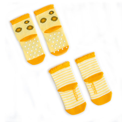 Milk&Moo Buzzy Bee und Chancin 2 Paar Baby Socken 0-12 Monate