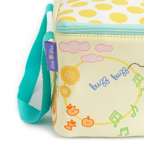 Milk&Moo Lunchbox, Lunchtasche, Brotdose, Kühltasche, Gelb